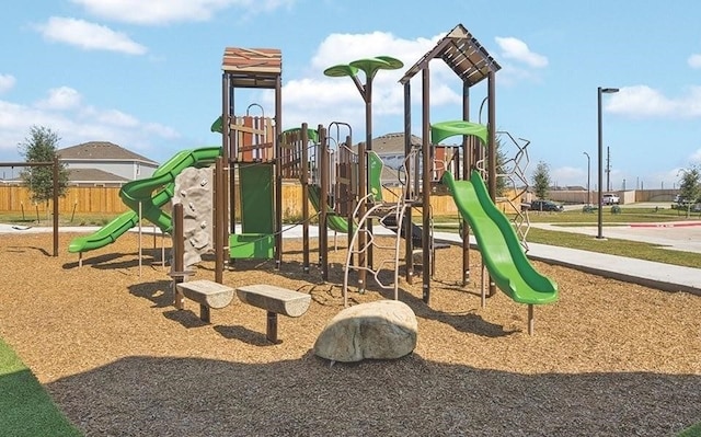 view of play area