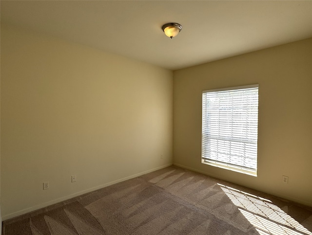 unfurnished room featuring carpet floors