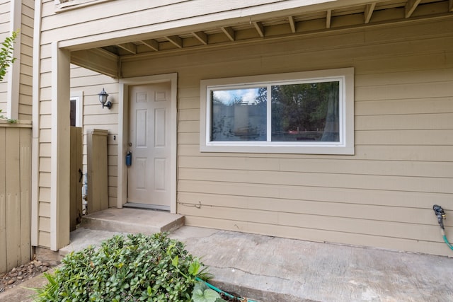 view of property entrance