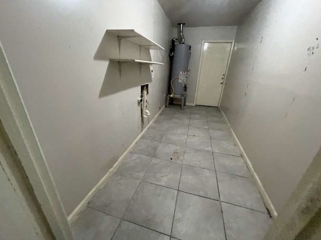 corridor featuring water heater