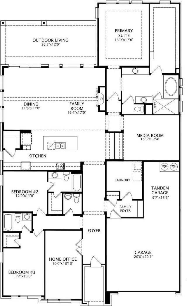 22067 Breakwater Ln, Porter, TX 77365 - floor plan / room layout