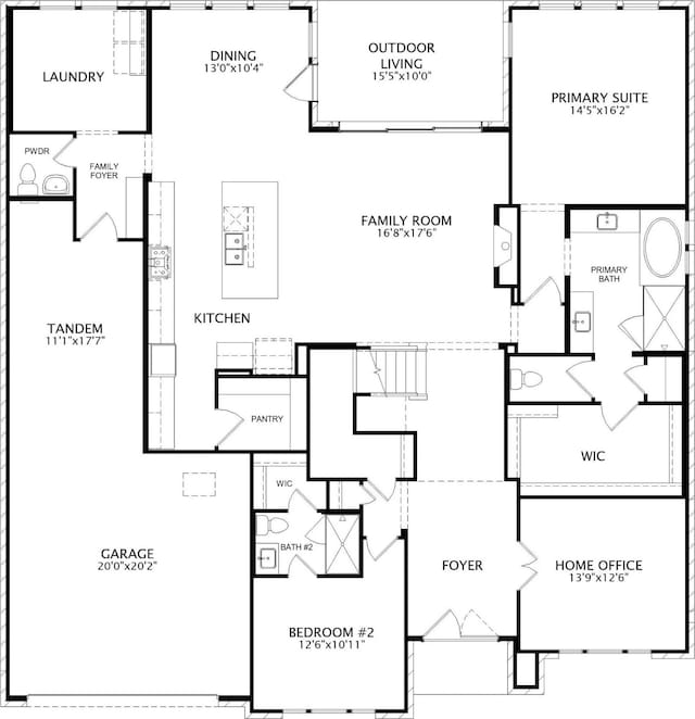 4707 Arbor Park Dr, Manvel, TX 77583 - floor plan / room layout