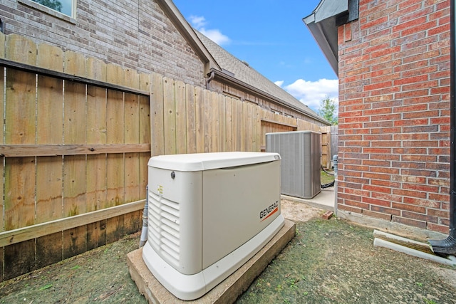 details with central AC and wood walls