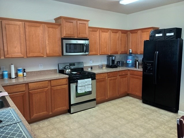 kitchen featuring appliances with stainless steel finishes