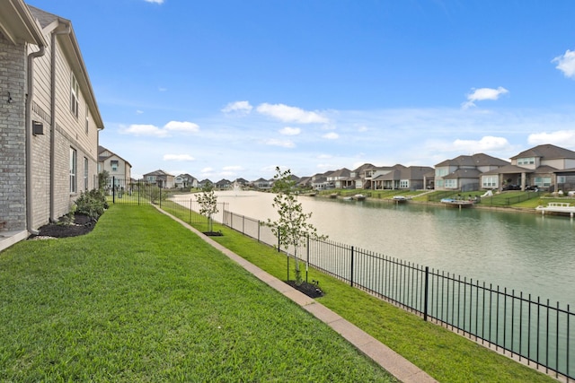 3522 Lake Lugano Cir, Katy, TX 77493 - view of yard featuring a residential view and a water view