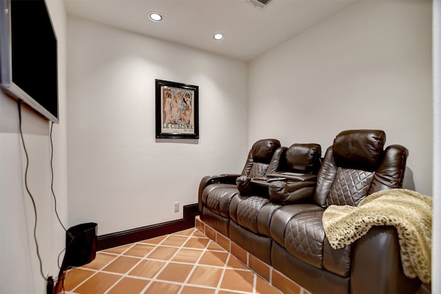 view of home theater room