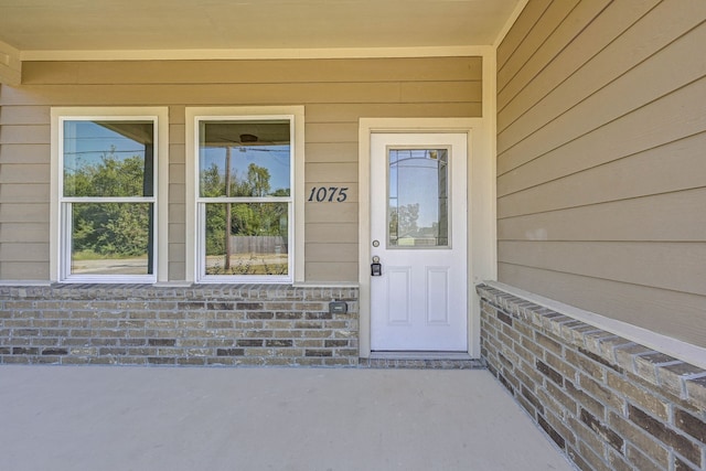 view of entrance to property