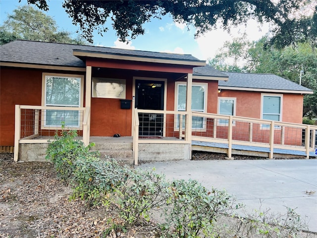 view of back of property