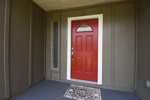 view of entrance to property