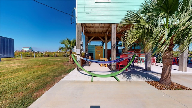 view of patio / terrace with a playground