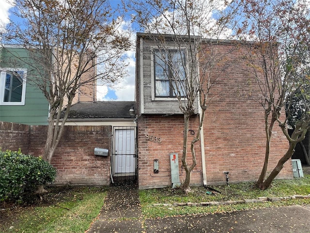 view of rear view of house