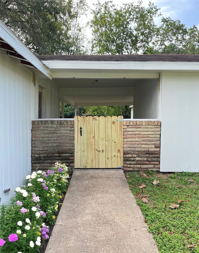 view of gate