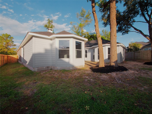 exterior space featuring a yard