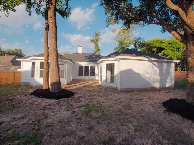 view of rear view of house