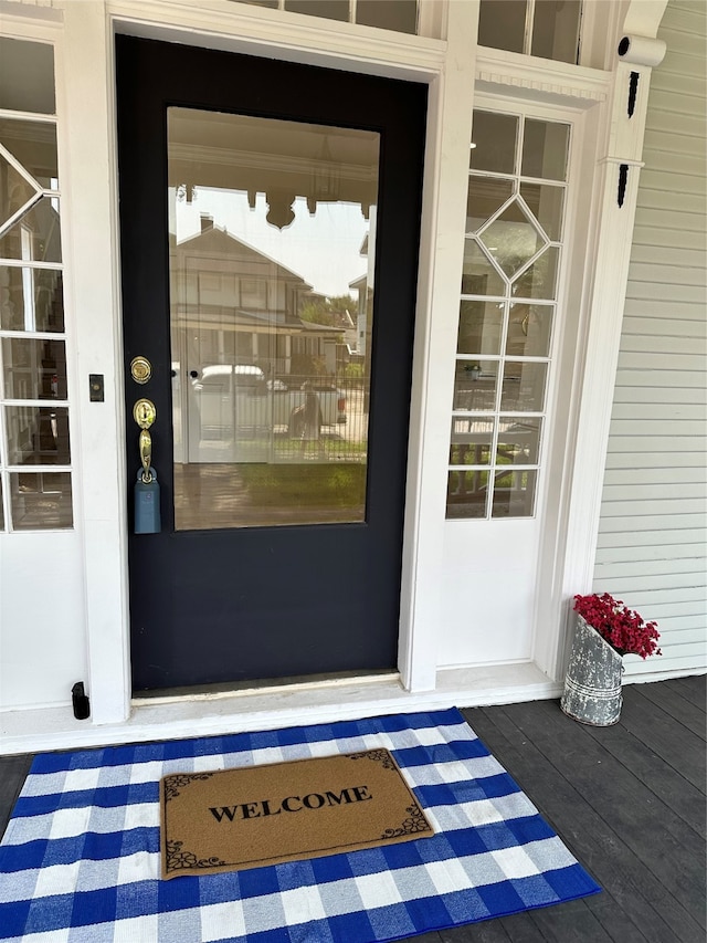 view of property entrance