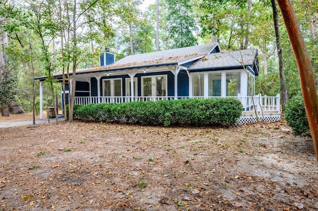 view of front of home