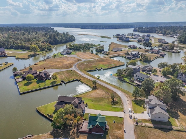 1 Wilderness Trl, Huntsville, TX 77340 - drone / aerial view featuring a water view