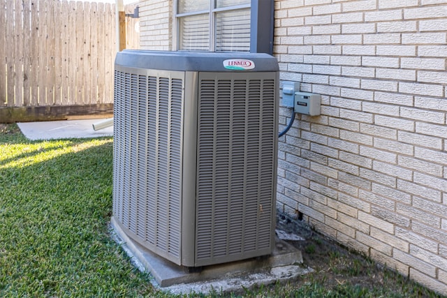 exterior details featuring central AC unit