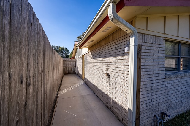 view of side of home