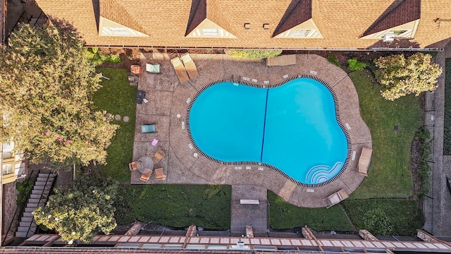 view of pool