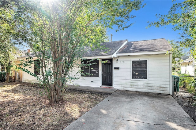 view of front of home