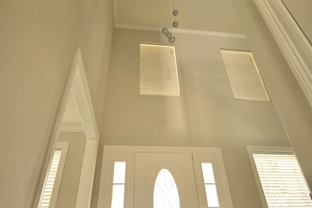 interior details featuring crown molding