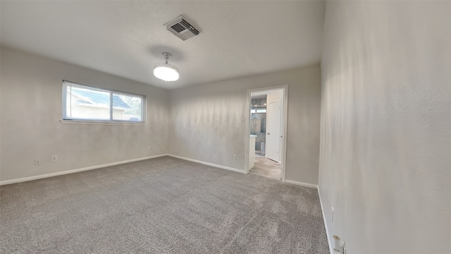 empty room with carpet floors