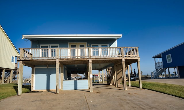 view of beach home