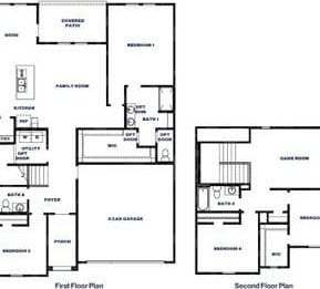 40746 Rosemary Rain, Magnolia, TX 77354 - home floor plan