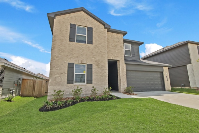 40746 Rosemary Rain, Magnolia, TX 77354 - view of front of house featuring driveway, brick siding, and an attached garage