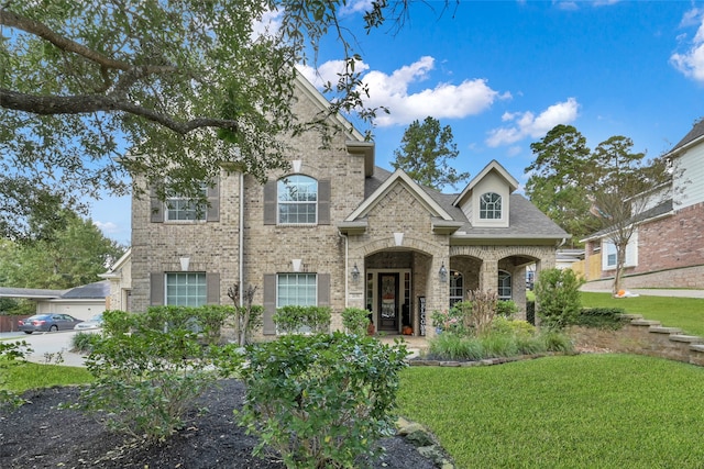 view of front of house featuring a front yard