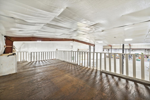 additional living space featuring vaulted ceiling