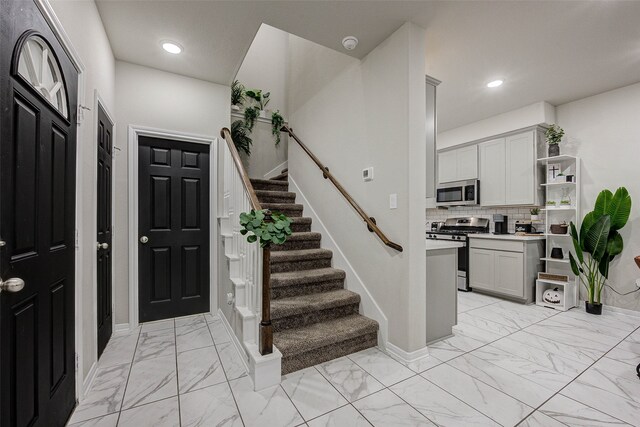 view of entrance foyer