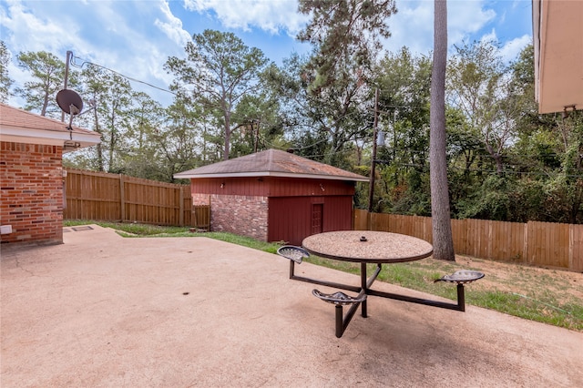 view of patio