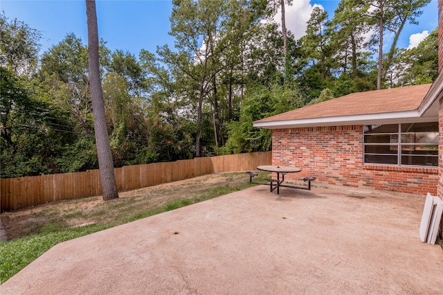 view of patio