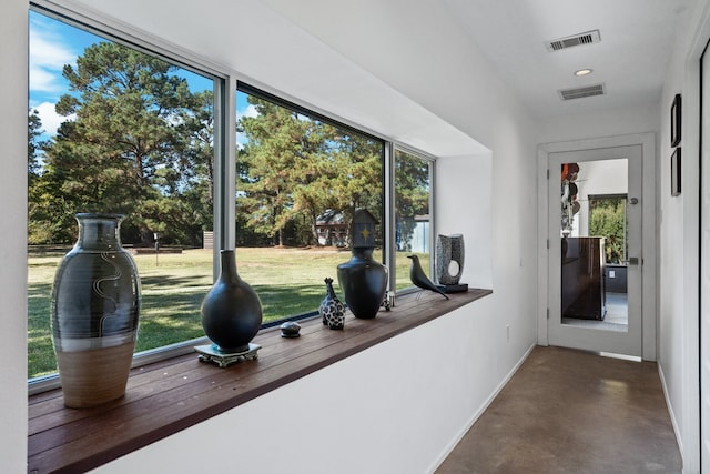 doorway to outside featuring a wealth of natural light