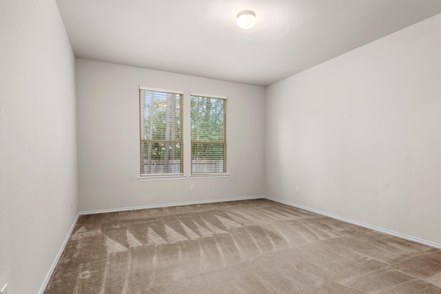 unfurnished room with carpet flooring