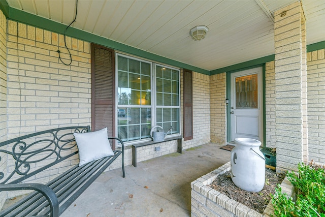 view of patio / terrace with covered porch