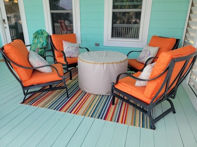 view of deck