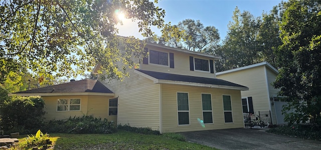 view of front of home