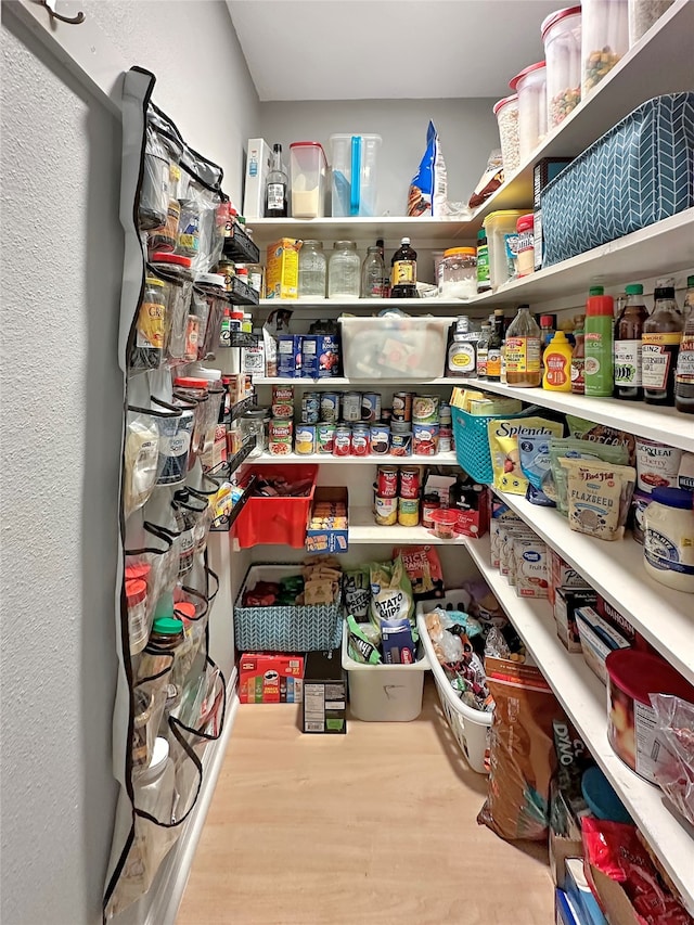 view of pantry