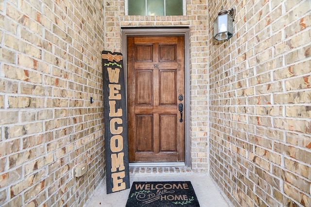 view of entrance to property