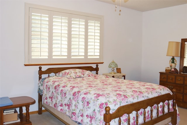 bedroom featuring carpet flooring