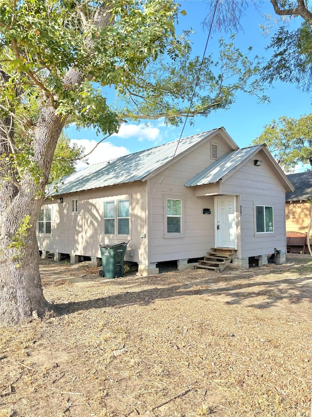 view of back of property