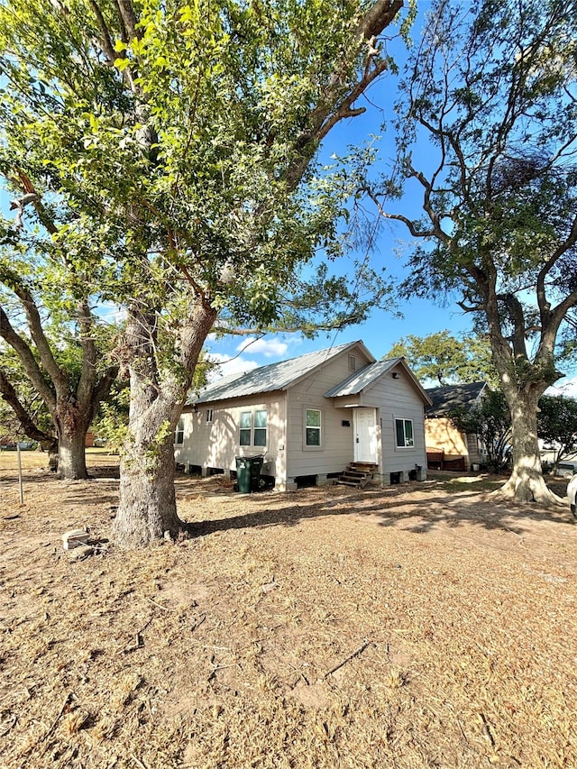 view of rear view of property