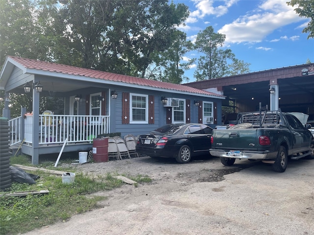 view of front of home