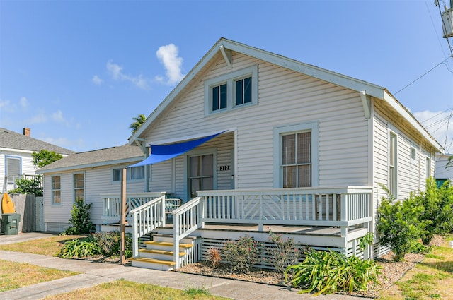 view of front of house