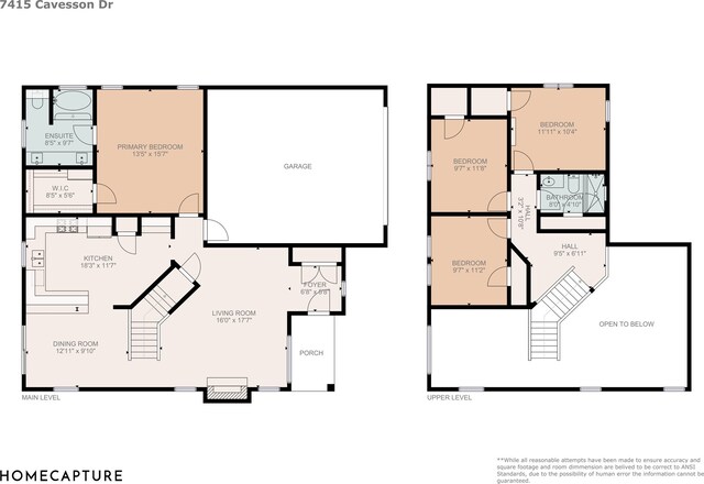 7415 Cavesson Dr, Cypress, TX 77433 - property floor plan
