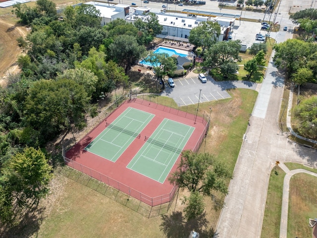 7415 Cavesson Dr, Cypress, TX 77433 - drone / aerial view of a pool area