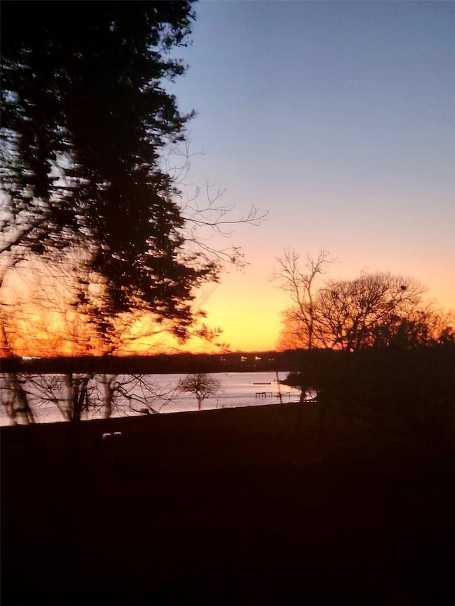 view of nature featuring a water view